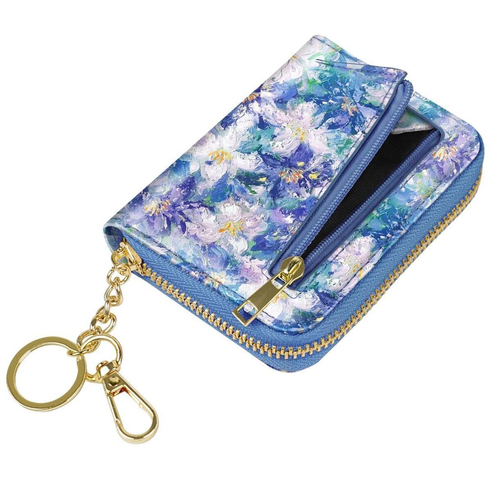7042 14 Credit Card Slots RFID Card Holder Wallet Leather Small Cute Card
